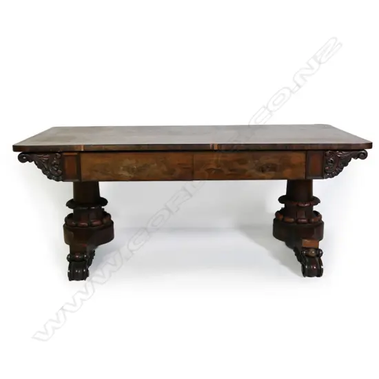 A Regency rosewood table