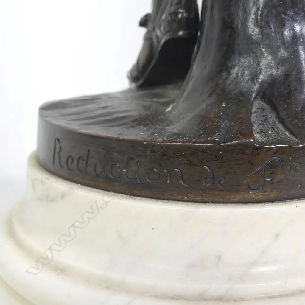 A bronze statue of Hippomenes (Melanion) after Guillaume Coustou Image 1++