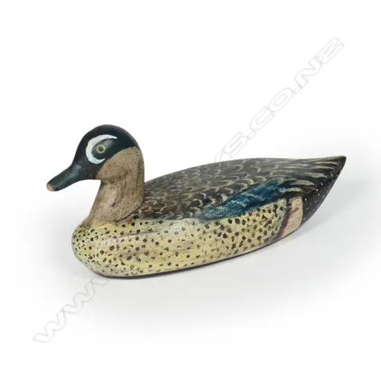 A c.1940 quality 13" blue winged teal duck decoy