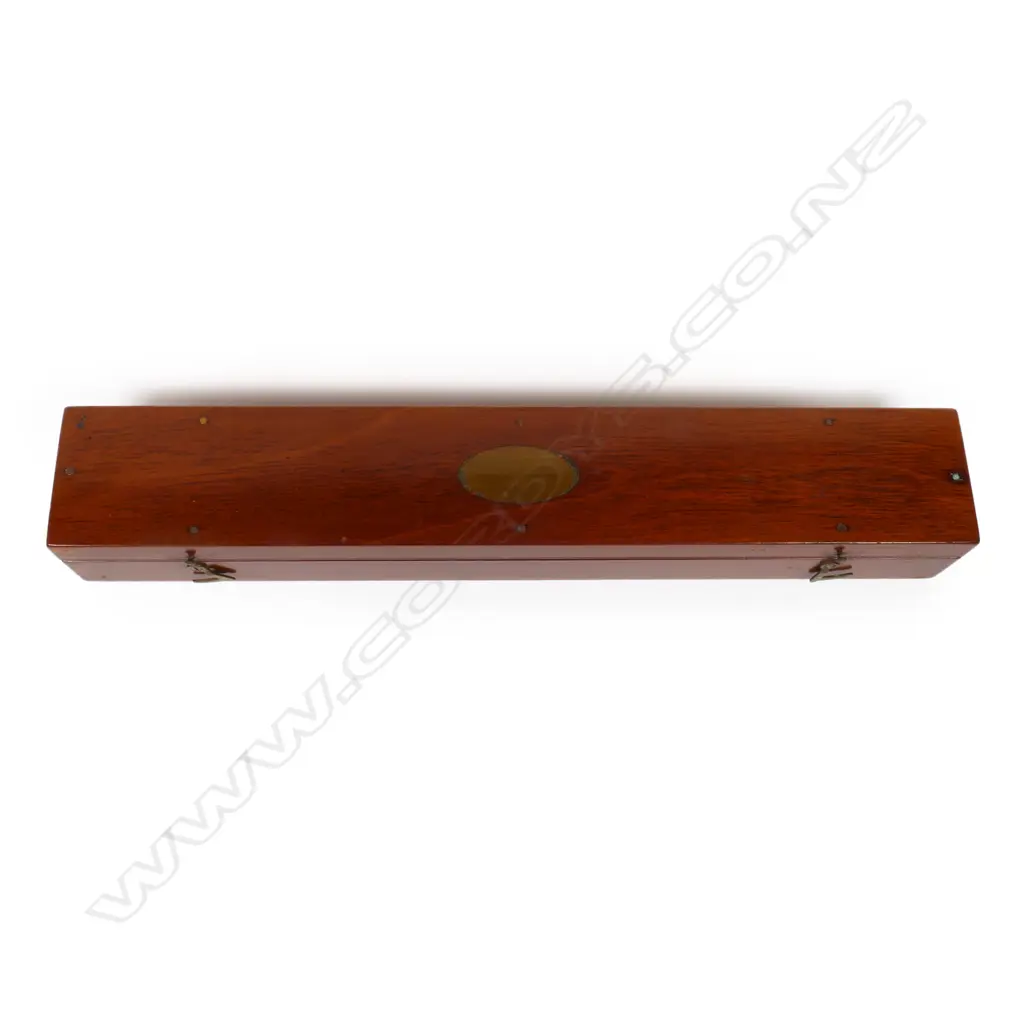 BOXED SET OF 6 STANLEY IVORY BOXWOOD RULES 12" Image 1++