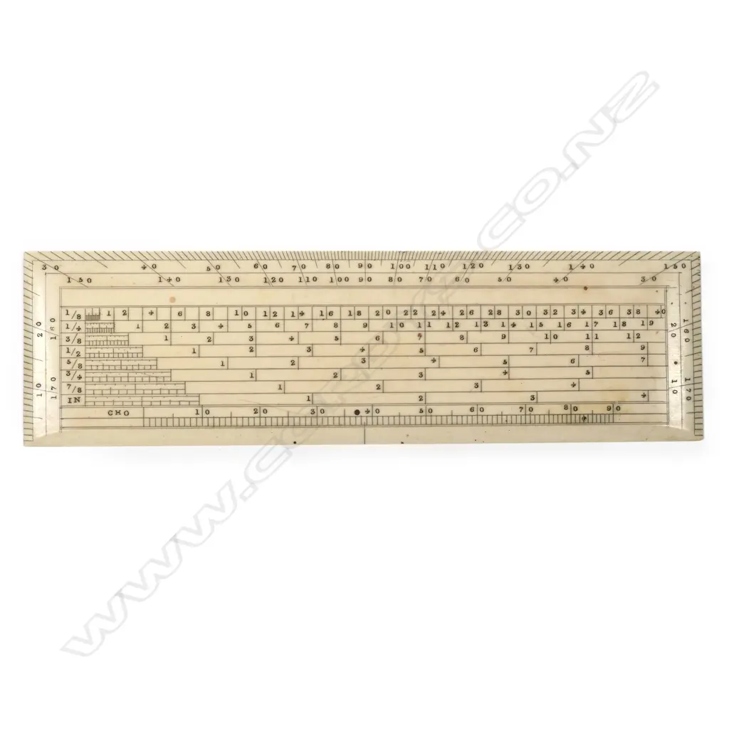 IVORY RECTANGULAR SCALE Image 1++
