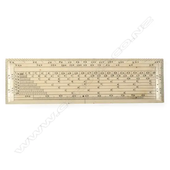 IVORY RECTANGULAR SCALE