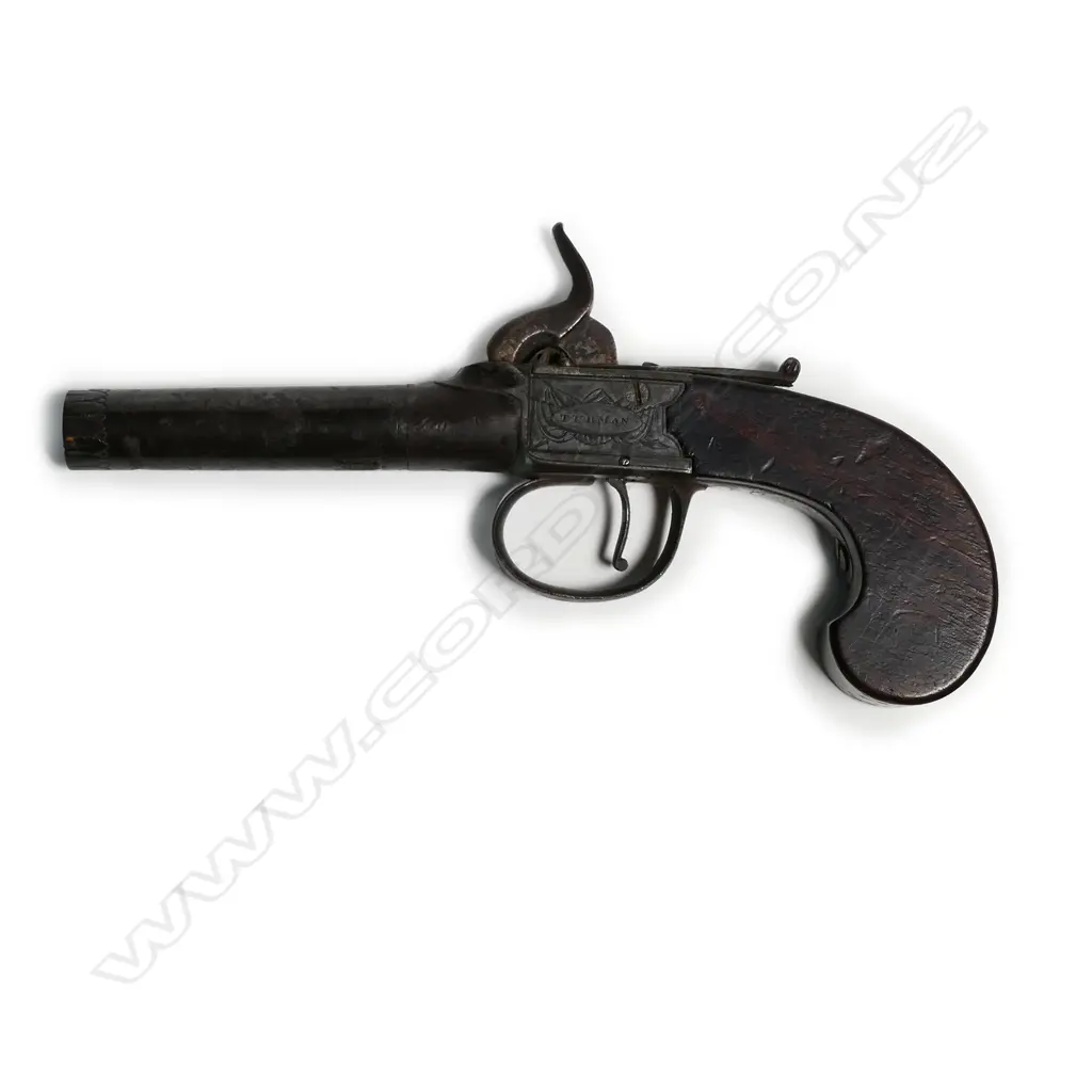 A 19thC percussion pistol Image 1++