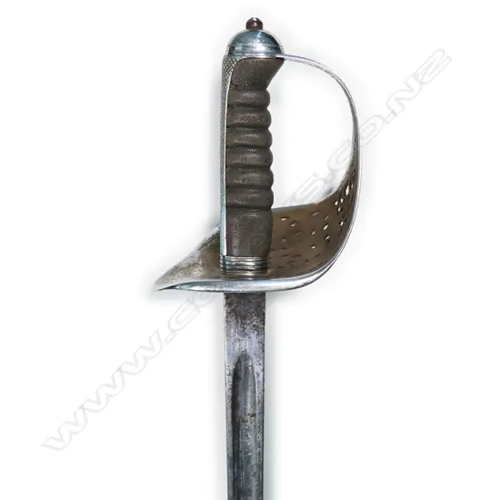 An Edward VII parade sword in scabbard