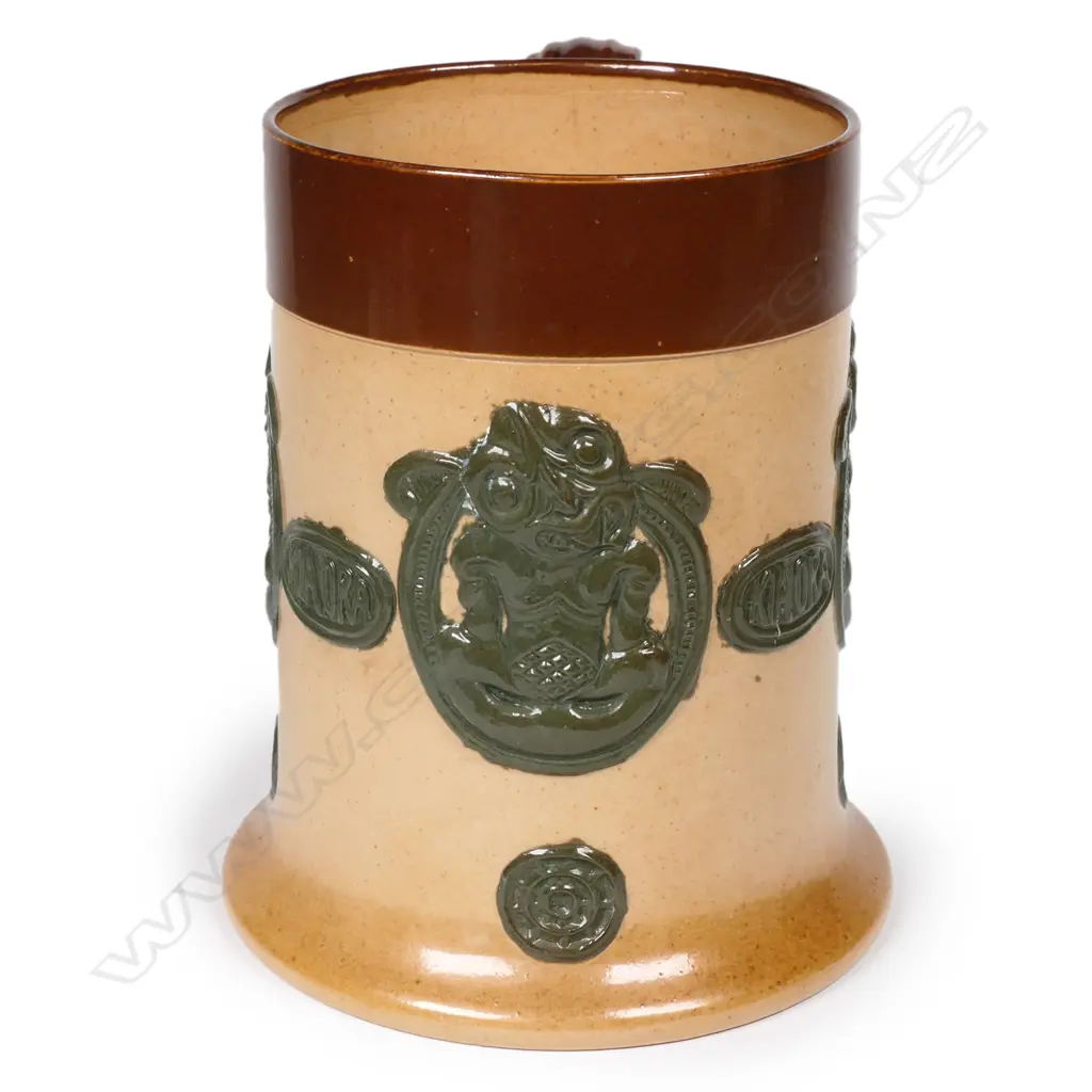 A Royal Doulton ‘Maori Art’ stoneware mug Image 1++