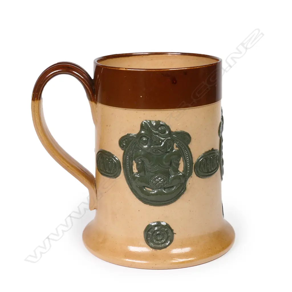 A Royal Doulton ‘Maori Art’ stoneware mug Image 1++
