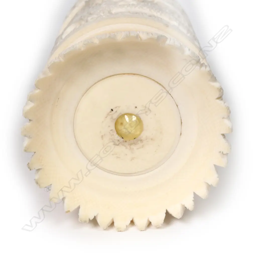 A Chinese ivory cricket cage Image 1++