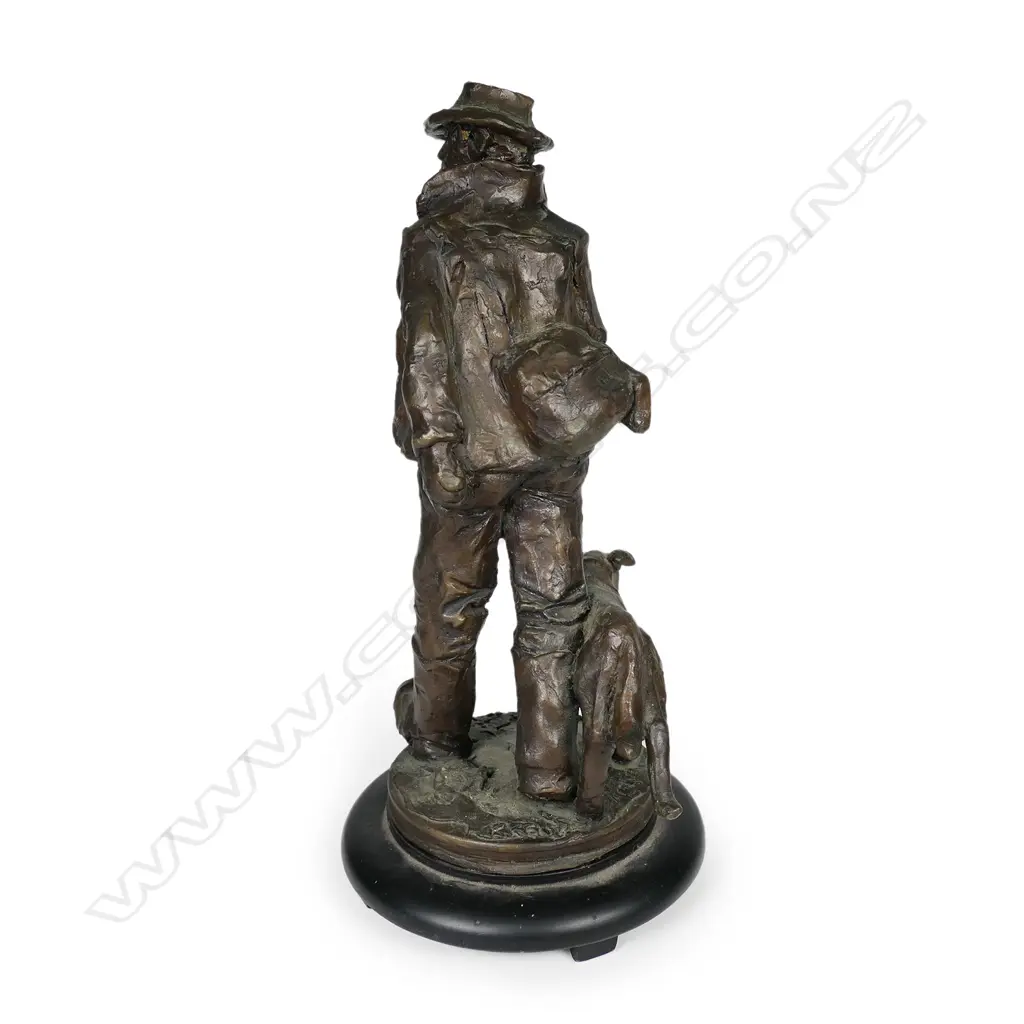 Ken Kendall (1928-2012) Duck Hunter and Bird Dog Image 1++