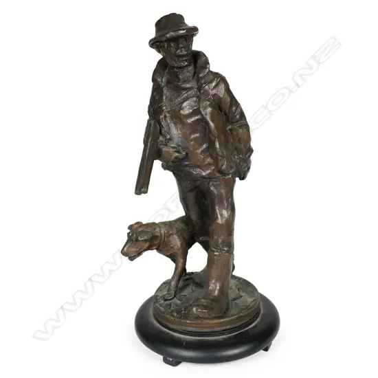 Ken Kendall (1928-2012) Duck Hunter and Bird Dog