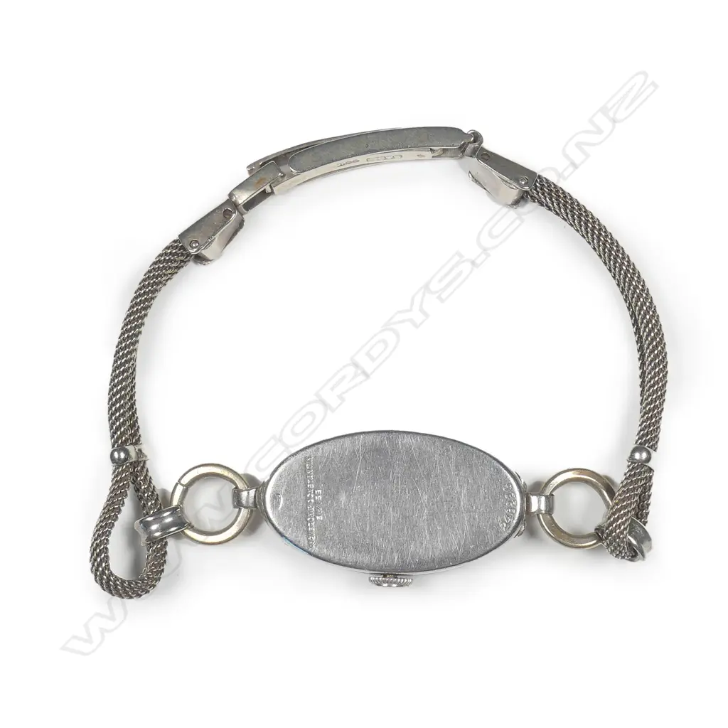 A lady's 18ct. white gold and diamond Vacheron & Constantin cocktail wristwatch Image 1++