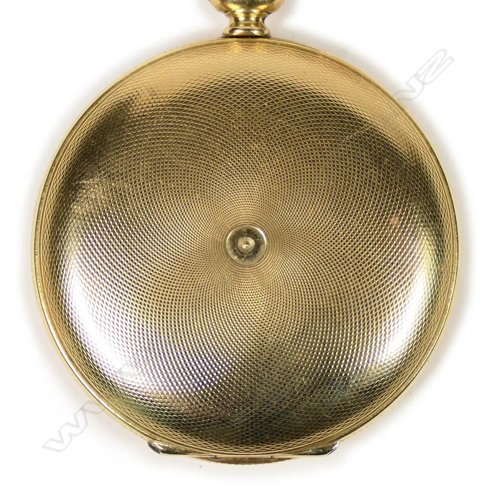 An 18ct gold Swiss hunter pocket watch by Henry Hoffmann Image 1++