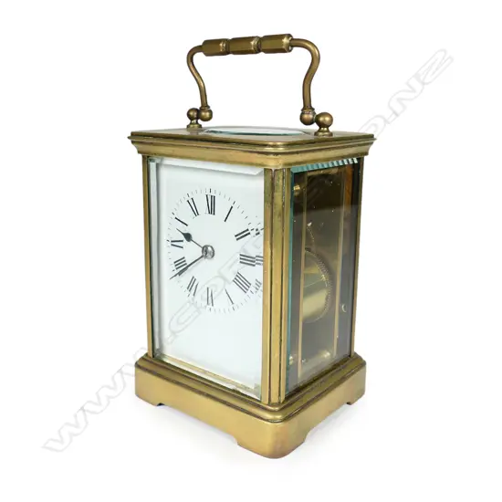 A 19thC French carriage clock