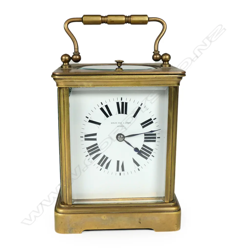 A 19thC repeating carriage clock Image 1++