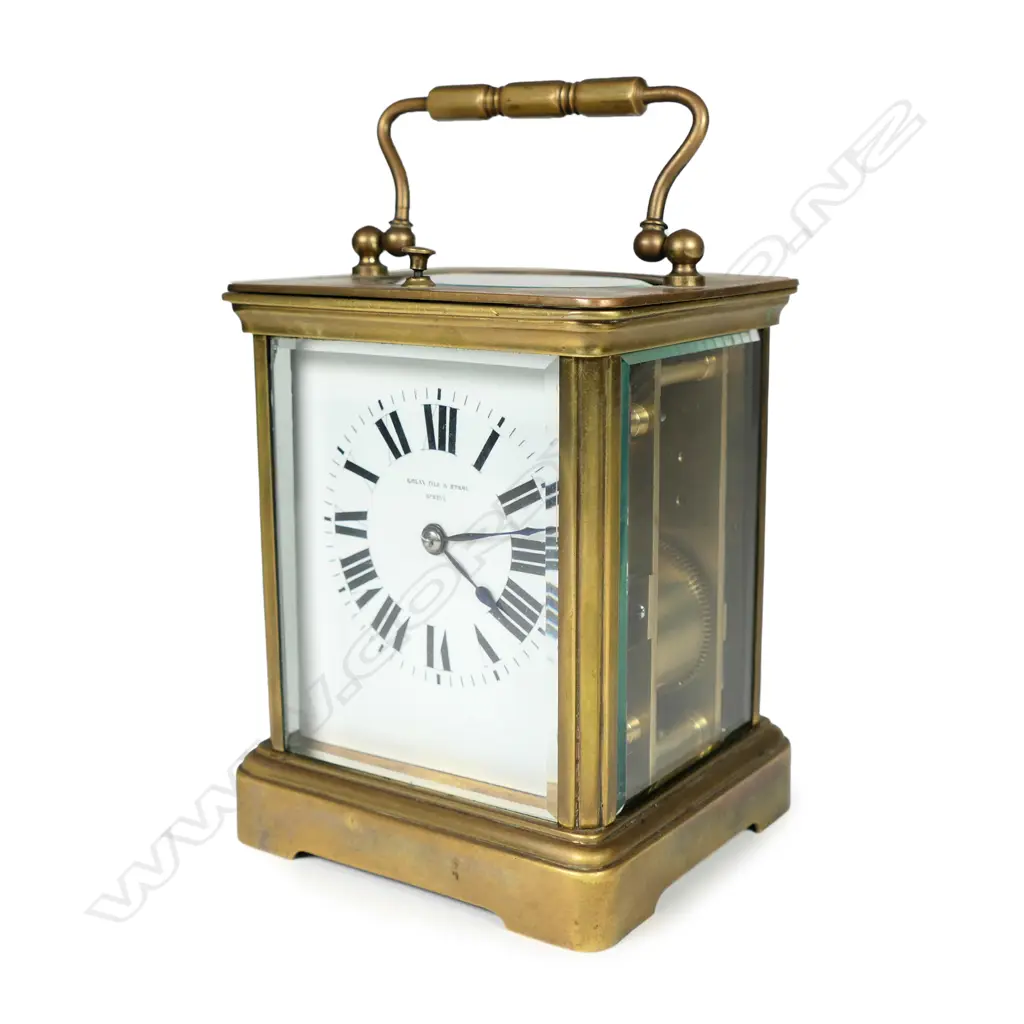 A 19thC repeating carriage clock Image 1++