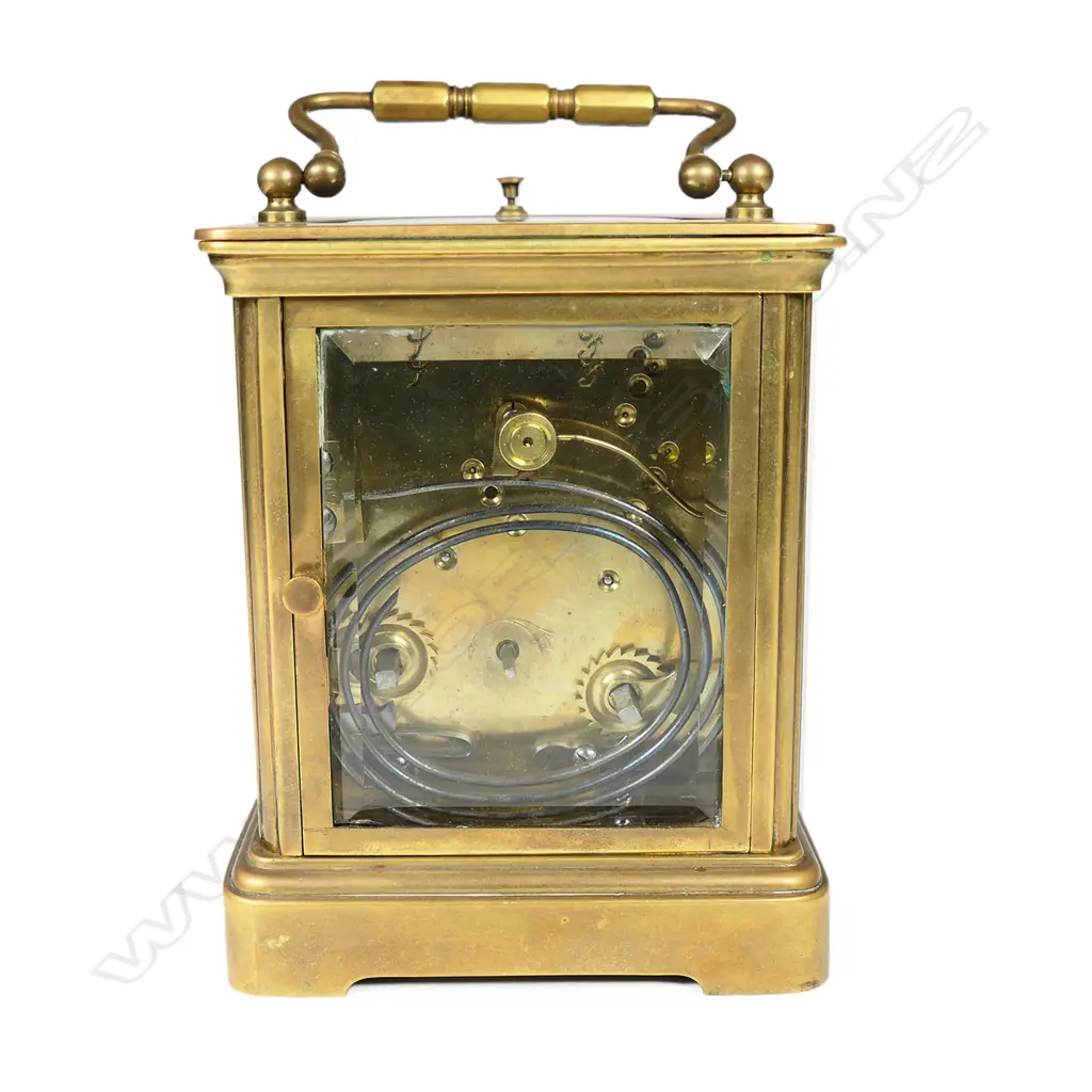 A 19thC repeating carriage clock Image 1++