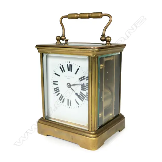 A 19thC repeating carriage clock