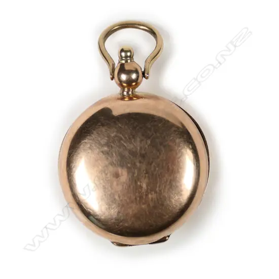 A late Victorian 9ct gold sovereign case