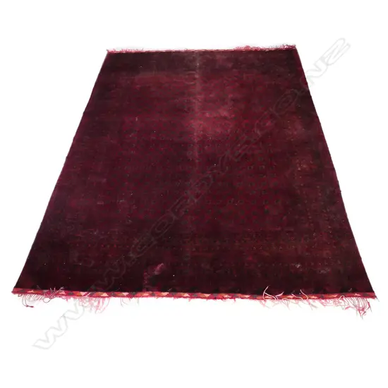 A large and impressive fine hand knotted Turkoman carpet