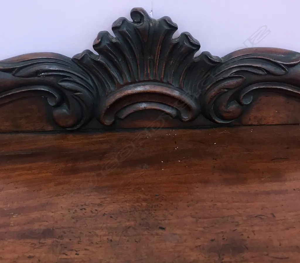 A Victorian mahogany dumb waiter Image 1++