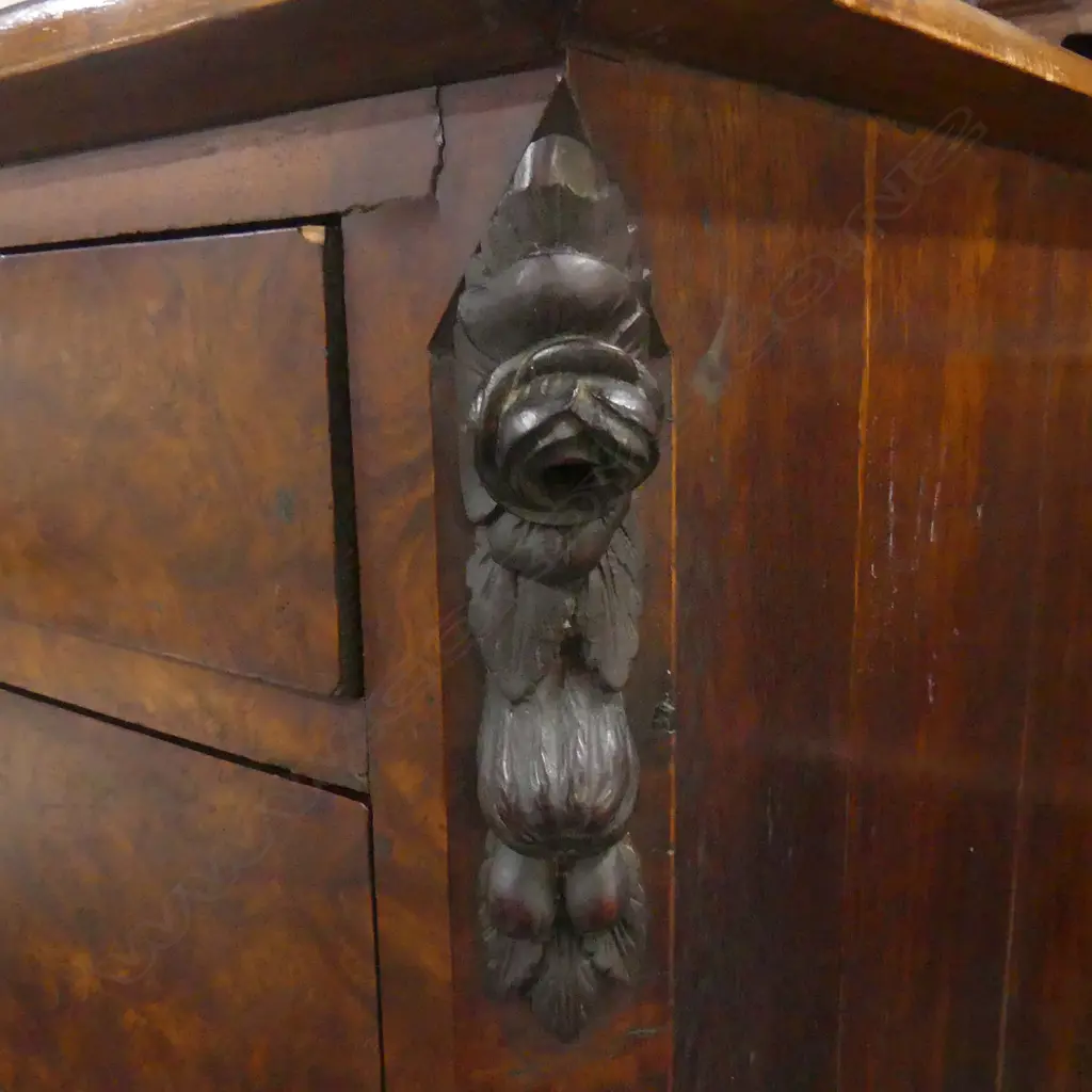 An unusually small-proportioned chest of four drawers Image 1++