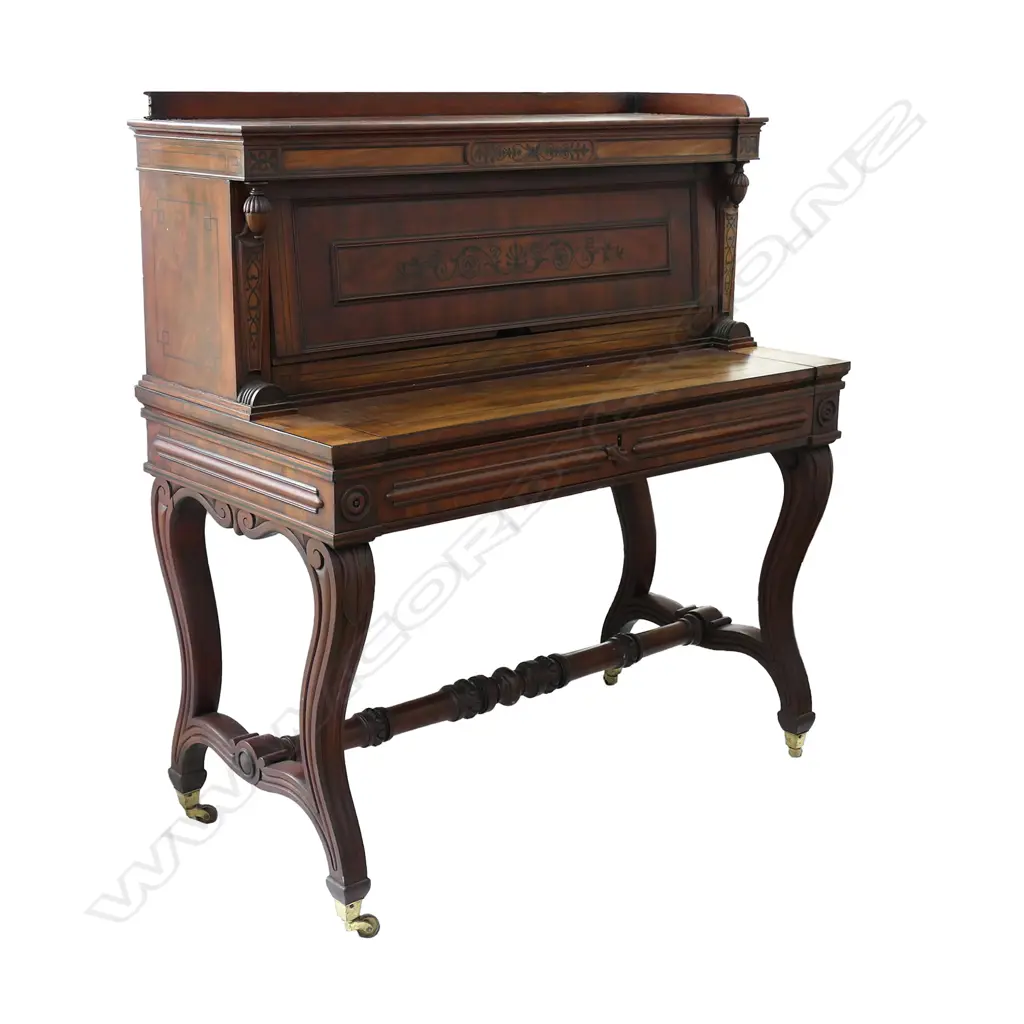 A rare piano top secretaire Image 1++