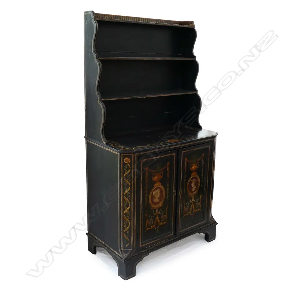 A late 19thC European small pine dresser Image 1++
