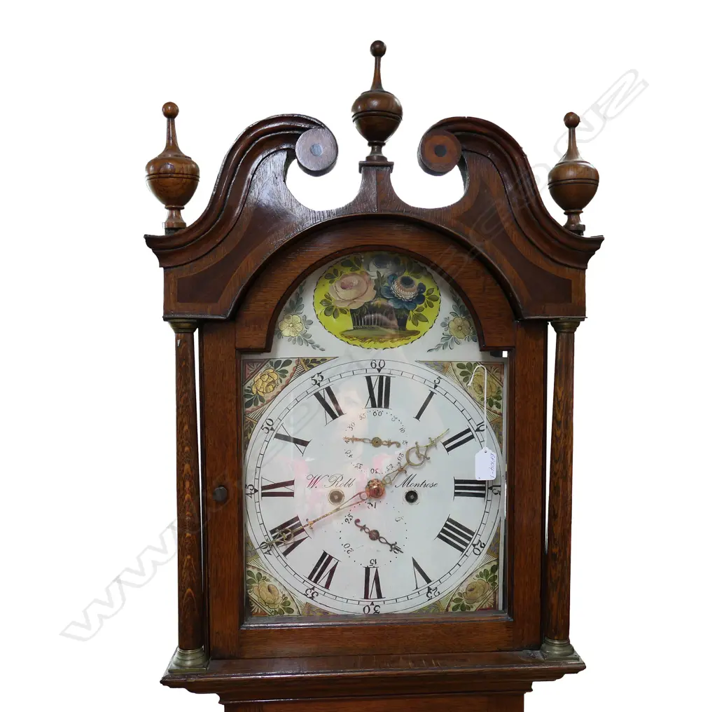 A George III mahogany longcase clock Image 1++