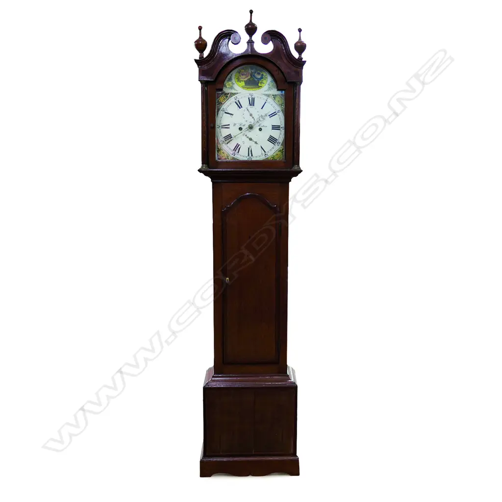 A George III mahogany longcase clock Image 1++