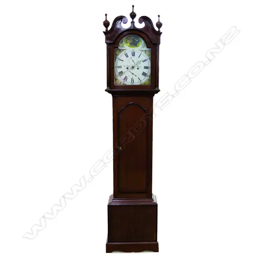 A George III mahogany longcase clock