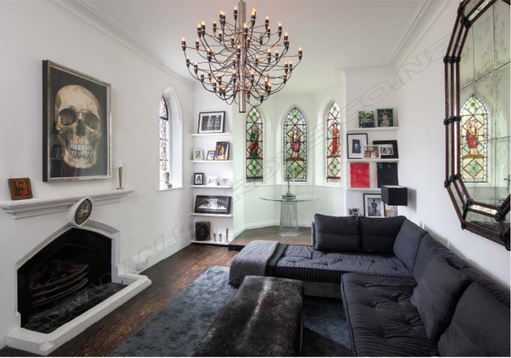 A large Venetian glass cushion mirror Image 1++