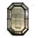 A large Venetian glass cushion mirror Image 1++