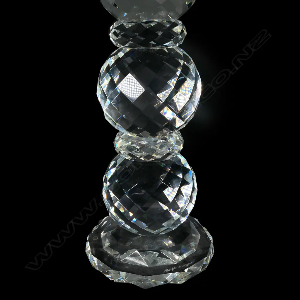A pair of Ralph Lauren 'Daniela' crystal table lamps Image 1++