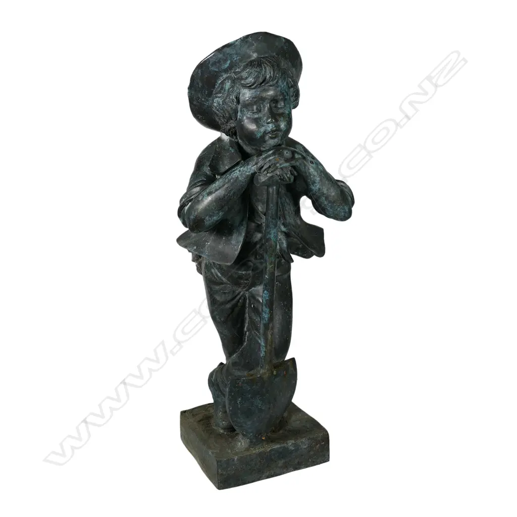 A bronze garden statue Image 1++
