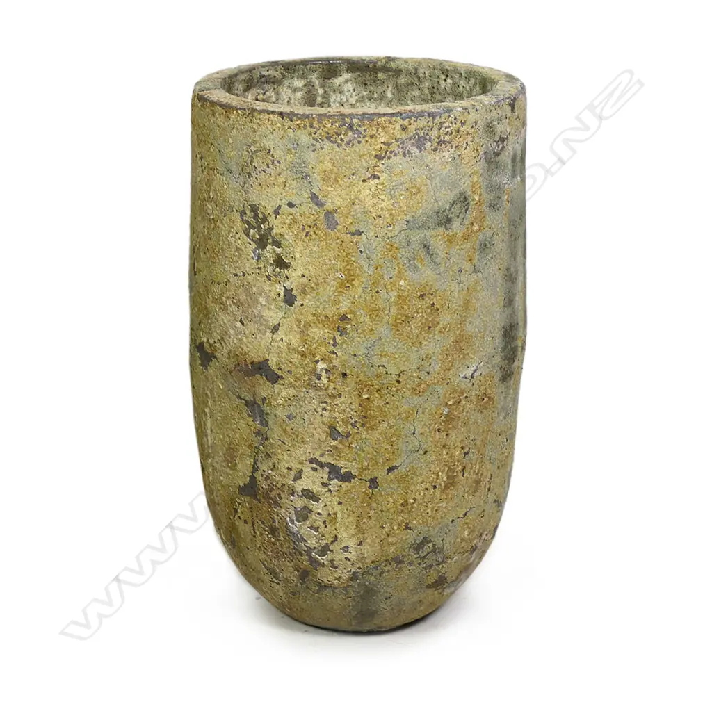 A tall crucible type garden pot Image 1++