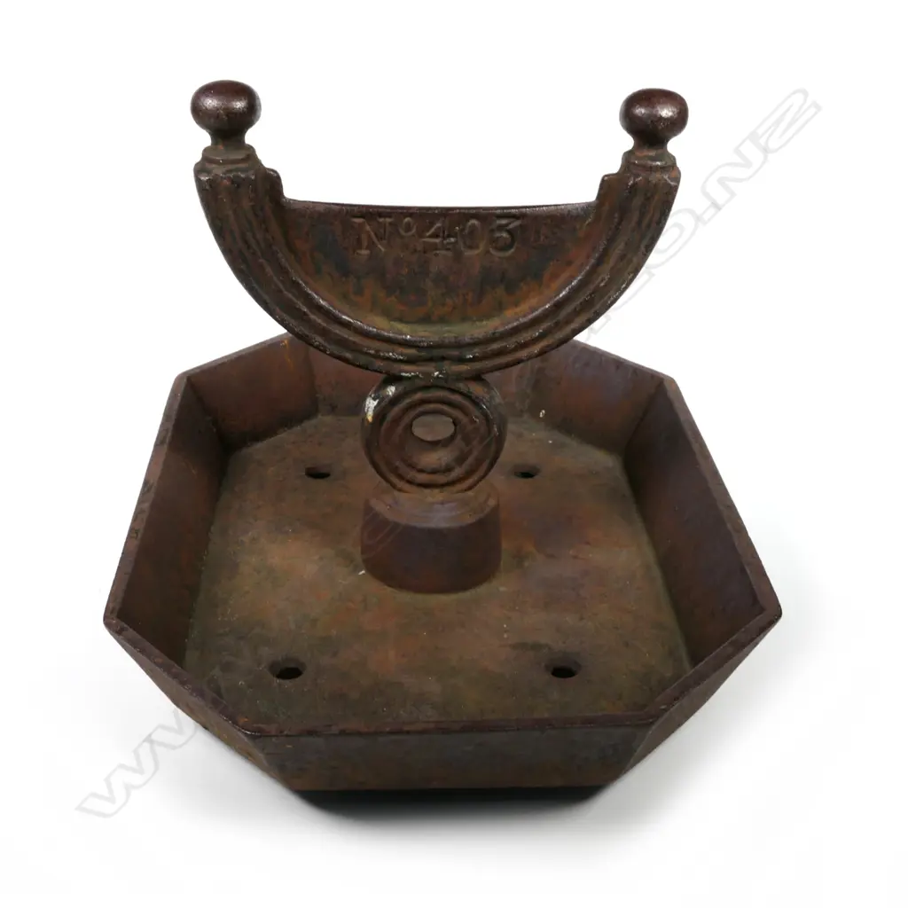 A Victorian 'Kenrick' cast iron boot scraper Image 1++