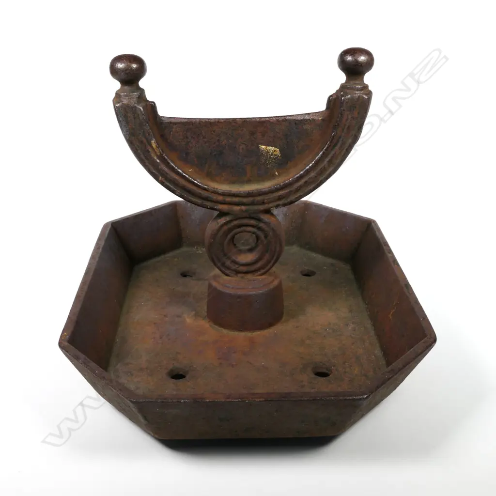 A Victorian 'Kenrick' cast iron boot scraper Image 1++