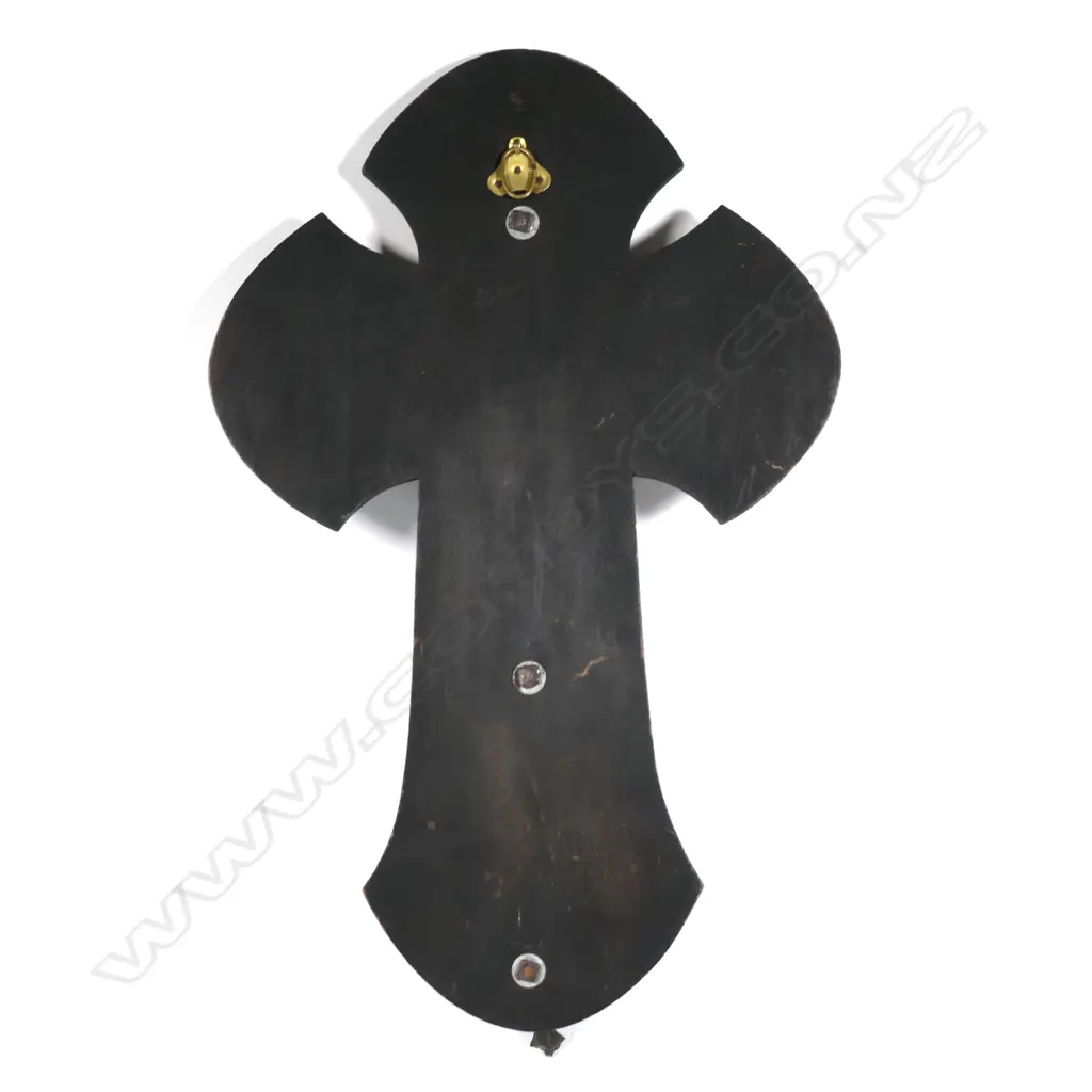 A vintage European bronze crucifix Image 1++