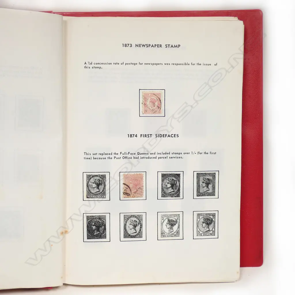 A N.Z. used stamp collection Image 1++