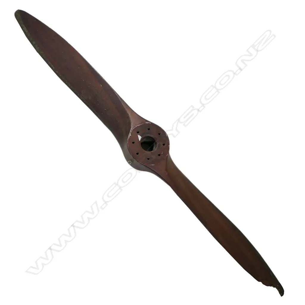 A vintage wooden Cheetah X propeller from an Airspeed Oxford Image 1++