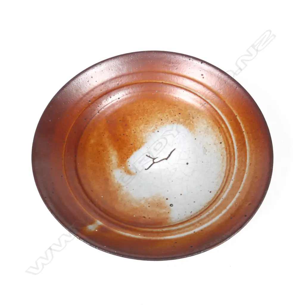 Len Castle shino glazed shallow bowl Image 1++