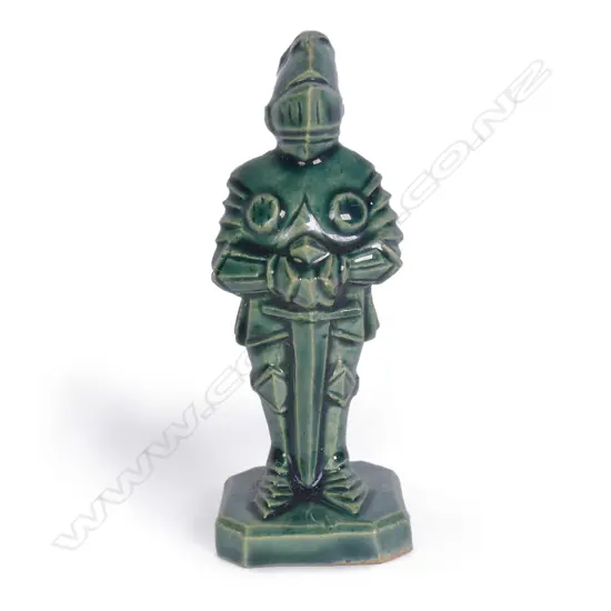 A N.Z. Jack Hutchison pottery knight figure