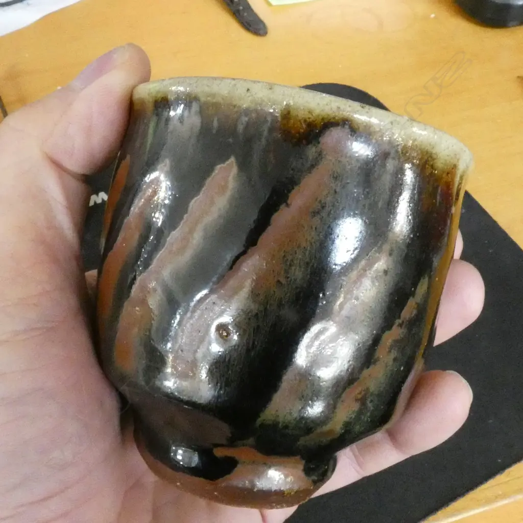 Shoji Hamada attributed yunomi (tea bowl) Image 1++