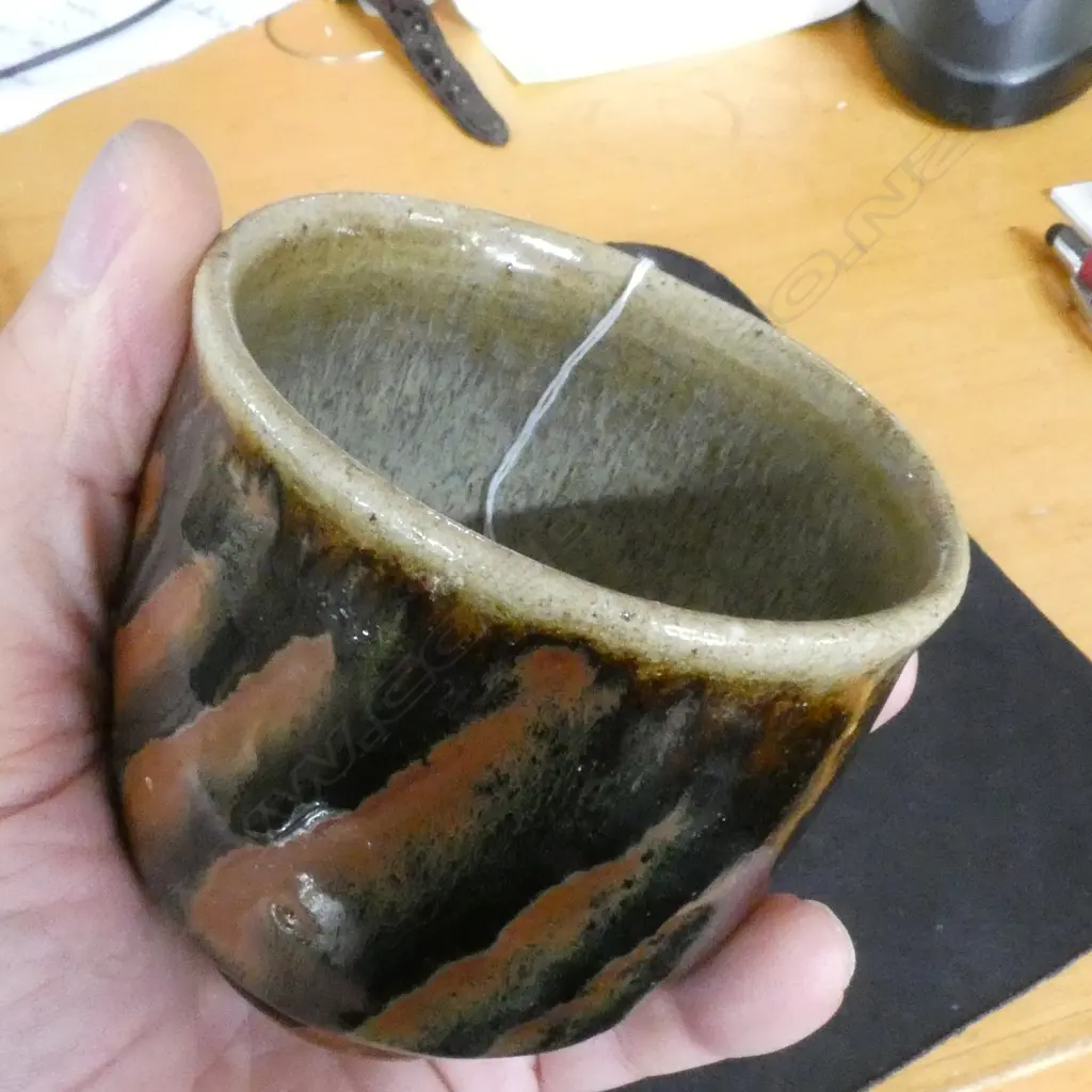 Shoji Hamada attributed yunomi (tea bowl) Image 1++