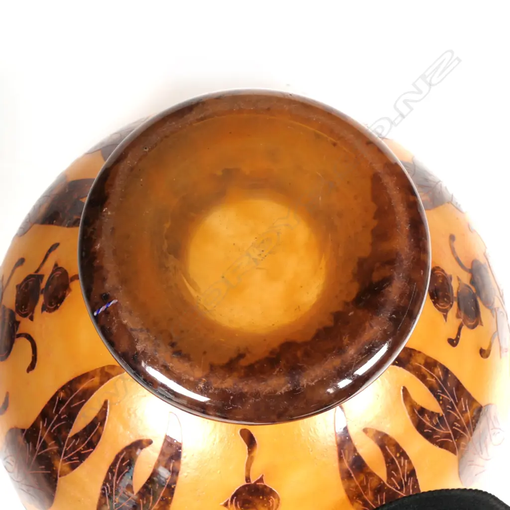 An impressive early 1900s ‘Le Verre Française’ cameo art glass bowl Image 1++
