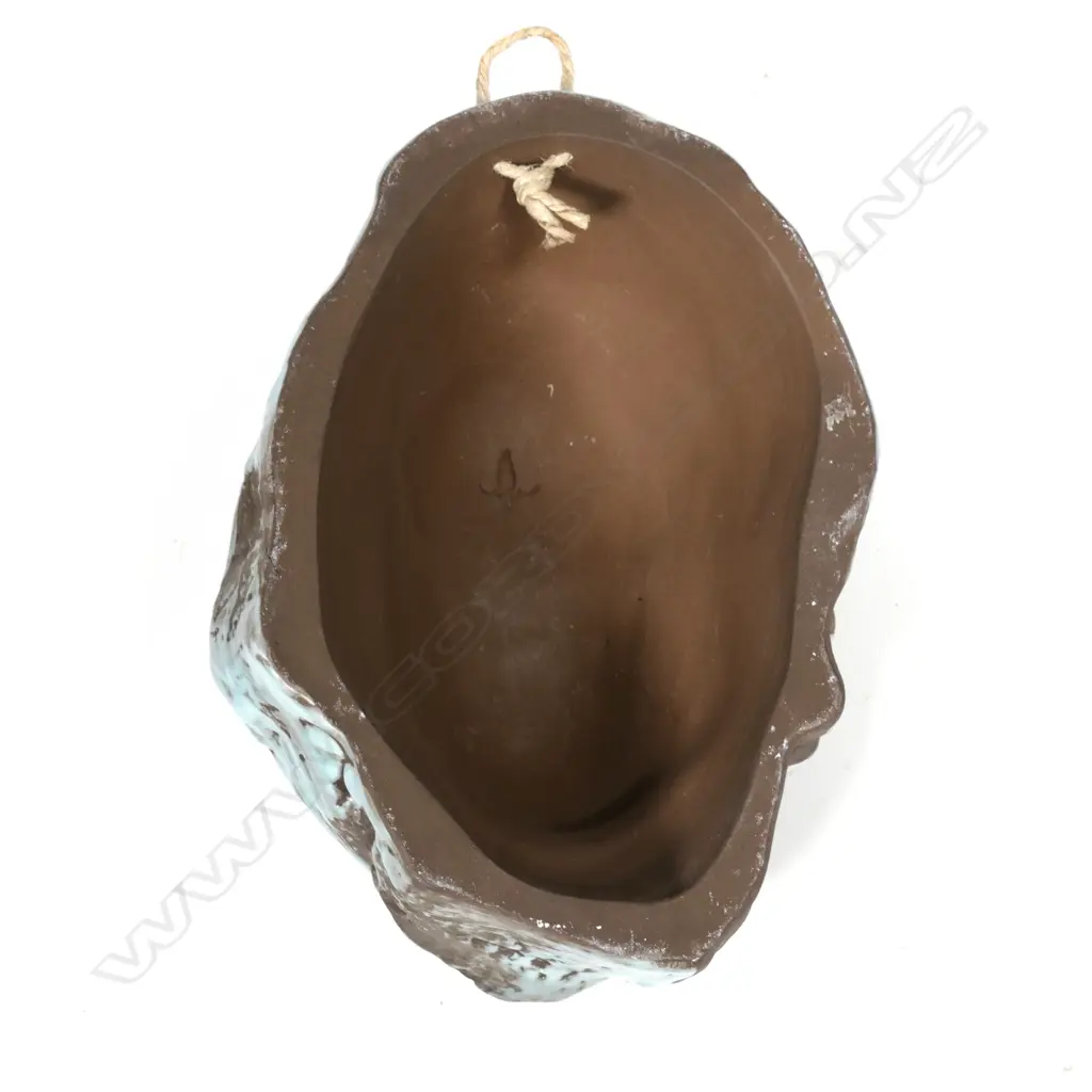 A vintage 1960s Karlsruher majolica wall mask Image 1++