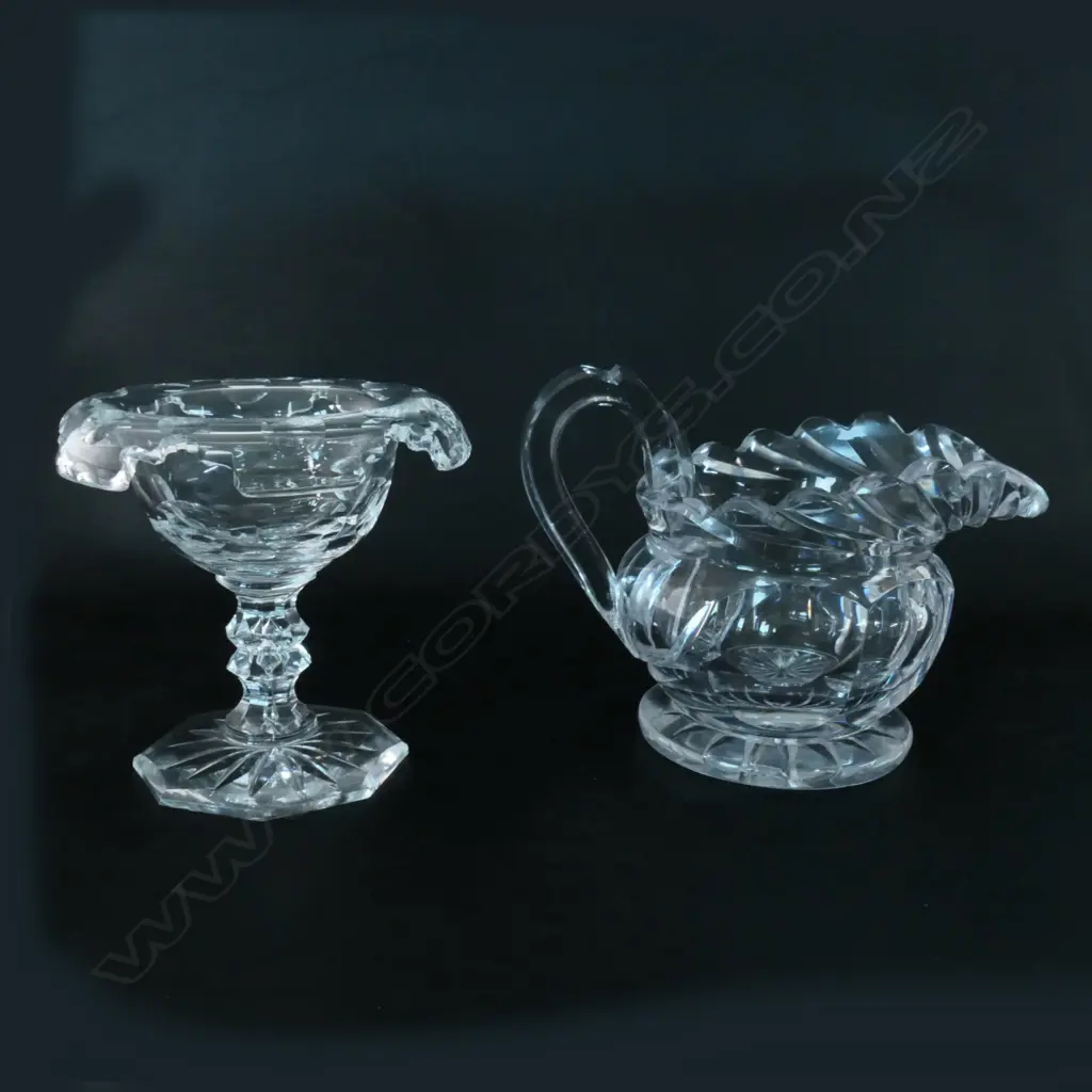 Two Regency glass items Image 1++