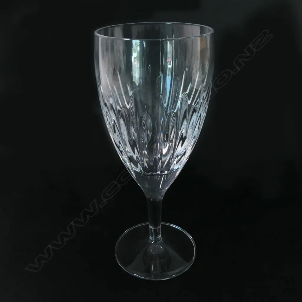 Set of six Waterford crystal tall-stemmed beverage glasses Image 1++