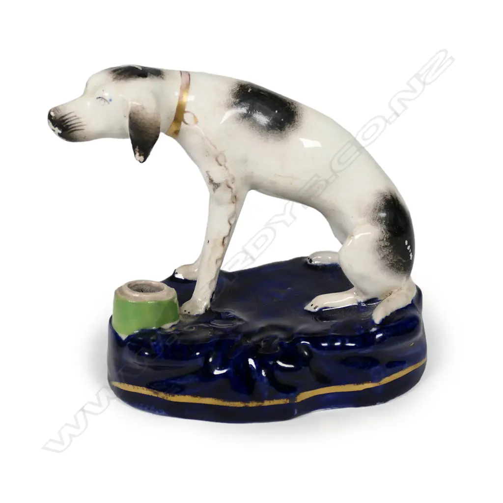 A rare Georgian Staffordshire penholder Image 1++