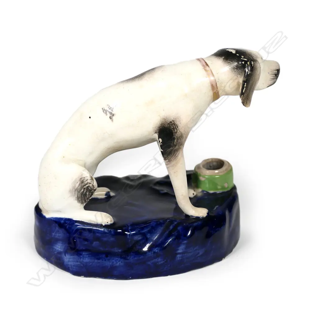 A rare Georgian Staffordshire penholder Image 1++