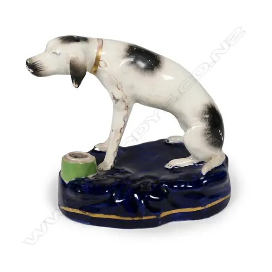 A rare Georgian Staffordshire penholder